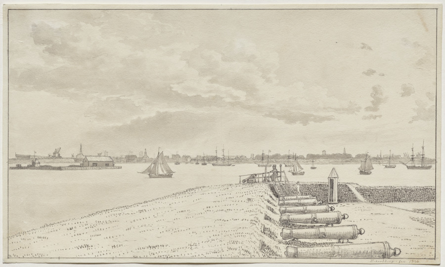 View from the Battery toward the City