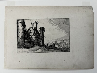 View of Rome from Monte Pincio, from Variae Antiquitates Romanae (Roman Ruins)