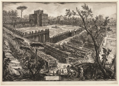 Villa Pamphili outside Porta S. Pancrazio, from Views of Rome