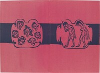 Vorsatz (front endpapers) from Georg Heym: Umbra Vitae (Georg Heym: Shadow of Life)