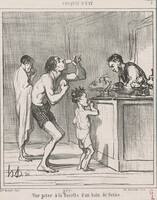 Vue prise a la buvette d'un bain