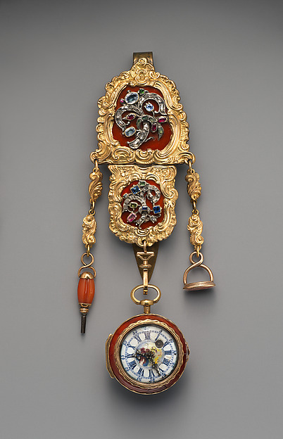 Watch and chatelaine