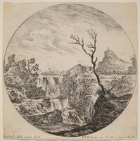 Waterfall with Three Tiers
