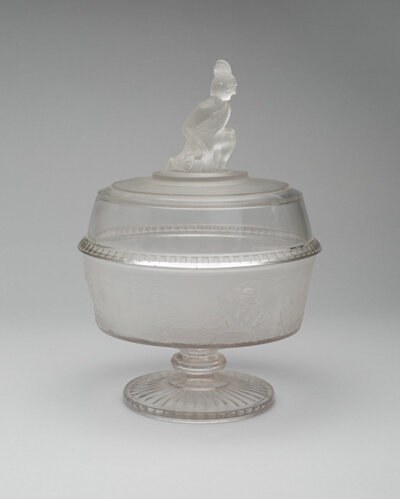 Westward Ho!/Pioneer Covered Footed Compote