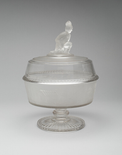 Westward Ho!/Pioneer Covered Footed Compote