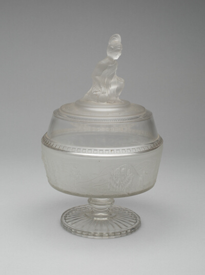 Westward Ho!/Pioneer Covered Footed Compote