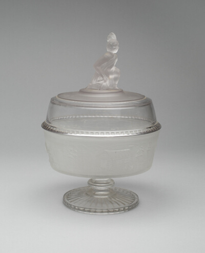 Westward Ho!/Pioneer Covered Footed Compote