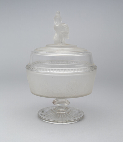 Westward Ho!/Pioneer Covered Footed Compote