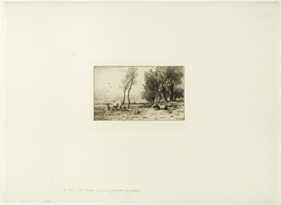 Winter Landscape with Shepherdess