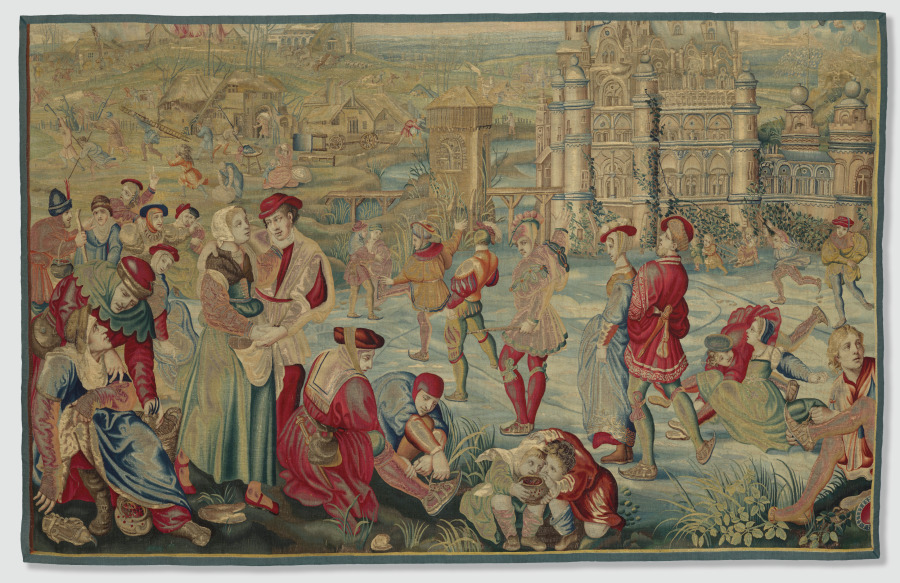 Winter: Skating Scene