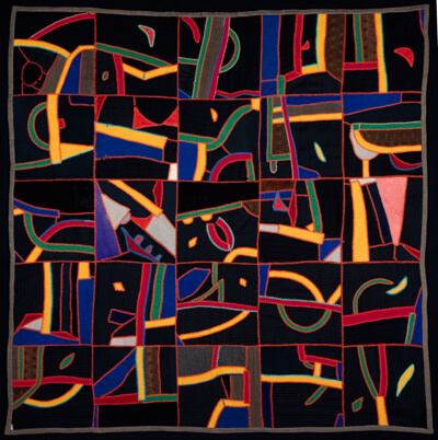 "Wool-Drawings" Quilt