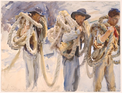 Workmen at Carrara